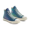 Iridescent Chuck 1970s High Top “Blue White”