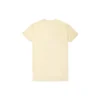 Logo Embroidered Loose Casual mid-length Short Sleeve Asia Sizing “Light Yellow”