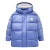 Logo Printed Down Jacket Asia Sizing “Purple White”