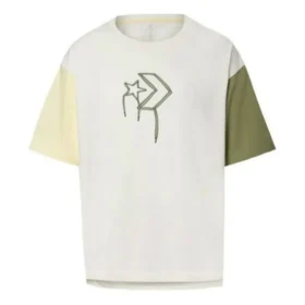 Logo Printed T-ShirtAsia Sizing ” White Green”