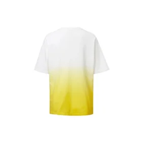 Logo Printing Gradient Short Sleeve Yellow