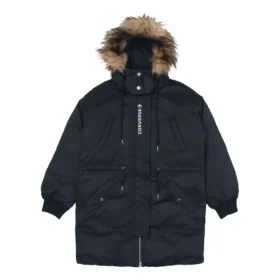 Long Down Jacket Asia Sizing “Black”