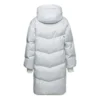 Long Down Jacket Asia Sizing “White”