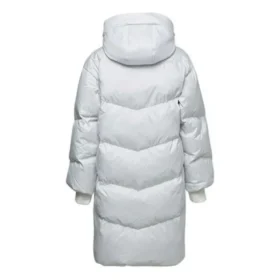 Long Down Jacket Asia Sizing “White”