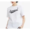 Men”s Converse Classic Alphabet Pattern Short Sleeve White