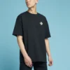 Men”s Converse Logo Printing Round Neck Short Sleeve Black