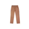Men”s Converse Logo Solid Color Straight Casual Elastic Waistband Long Pants/Trousers Brown