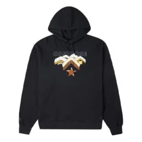 Men”s Converse Mountains Pattern Printing Fleece Lined Black Men”s Converse Mountains Pattern Printing Fleece Lined Black
