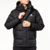 Men”s Converse Outdoor With Down Feather Jacket Black