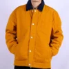 Men”s Converse Retro Casual Cargo Jacket Yellow