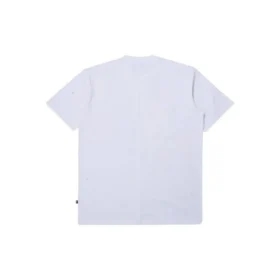 Men”s Converse Smiling Face Printing Breathable Short Sleeve White