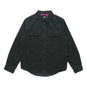 Men”s Converse Sports Cargo corduroy Shirt Jacket Black
