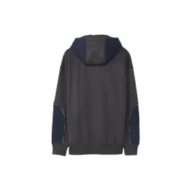 Men”s Converse x Paria Farzaneh Crossover Splicing Hooded Zipper Jacket Blue