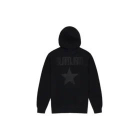 Men”s Converse x Slam Jam Crossover Back Logo Sports Hooded Jacket Black