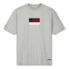 Men”s Converse x Thisisneverthat Crossover Logo Printing Sports Round Neck Short Sleeve light grey