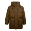 Mid-Length Down Fill Puffer Jacket Asia Sizing “Olive Green”