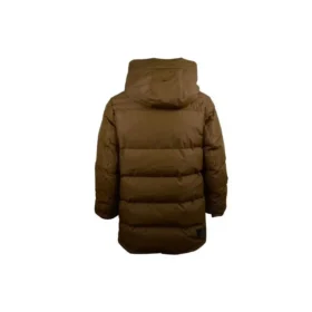 Mid-Length Down Fill Puffer Jacket Asia Sizing “Olive Green”
