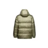 Mid-length Printed Down Puffer Jacket Asia Sizing “Metallic Green”