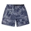 Paisley Pattern Shorts Asia Sizing “Navy”