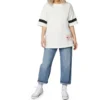 Renew Alphabet Printing Short Sleeve White