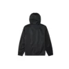 Retro Casual Hooded Jacket Couple Style Black