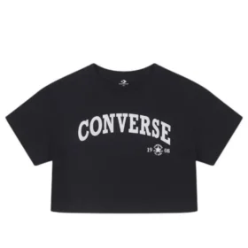 Retro Chuck Cropped T-Shirt Asia Sizing “Black”