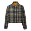 Reversible Shirt-Style Jacket Asia Sizing “Black Grey”