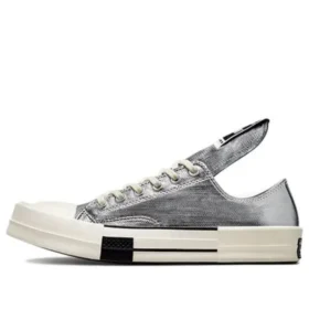 Rick Owens x TURBODRK Chuck 70 Low “Silver Lacquer”