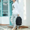 Shoes Printing Fleece Lined White