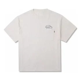 Skateboard Pocket Tee Asia Sizing “Beige”