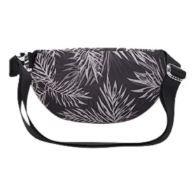 Sling Pack Print Bag “Black Grey”