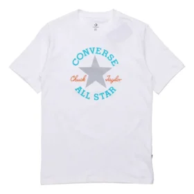 Slogan Logo Short-sleeve Tee Men White