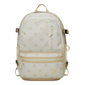 Straight Edge Printed Backpack “Egret”