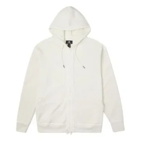 Utility Fleece French Terry Full-Zip Hoodie Asia Sizing “White”