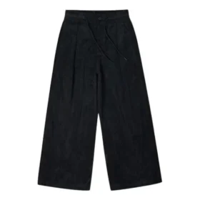 Wide Leg Corduroy Pants Asia Sizing “Black”